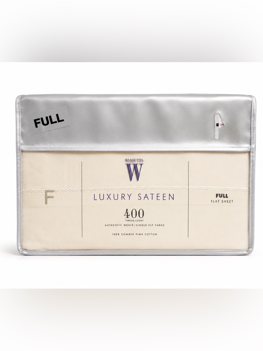 Wamsutta 400-Thread Pima Cotton Sheet - cream